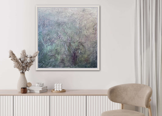 Waters swirl around it